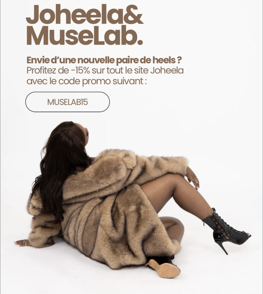The Muselab @ Joheela Comment choisir ses talons pour danser en heels ?Utilisez le code MUSELAB15 sur joheela-shop.com et bénéficiez de -15 % sur l'ensemble du site !